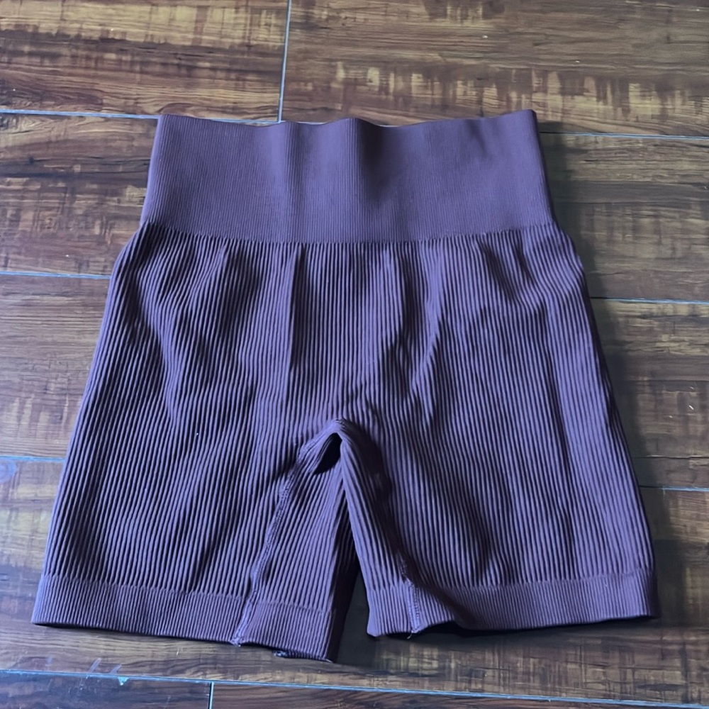 Ribbed Biker shorts